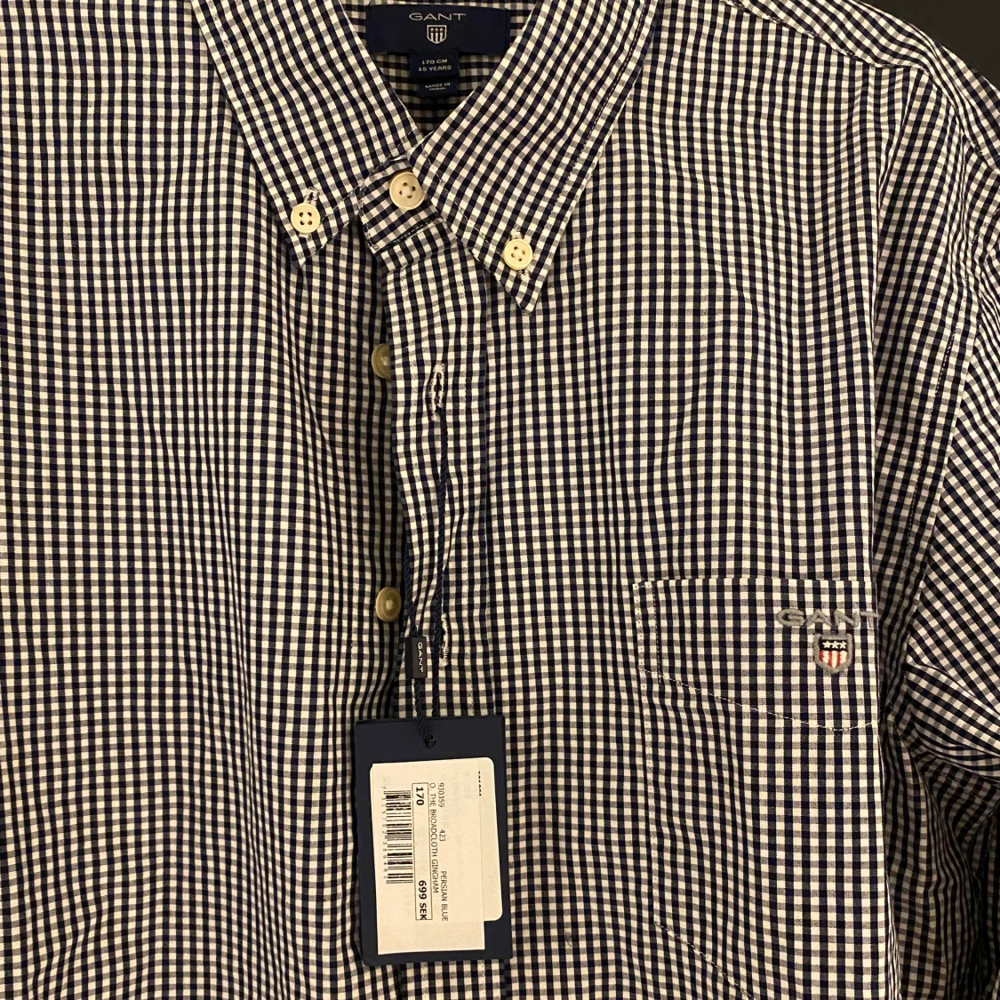 Rutig skjorta från Gant - 90