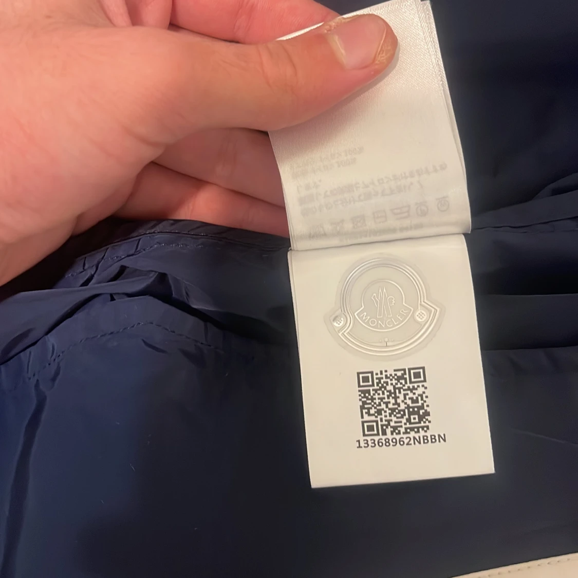 Blå vindjacka från Moncler - 90