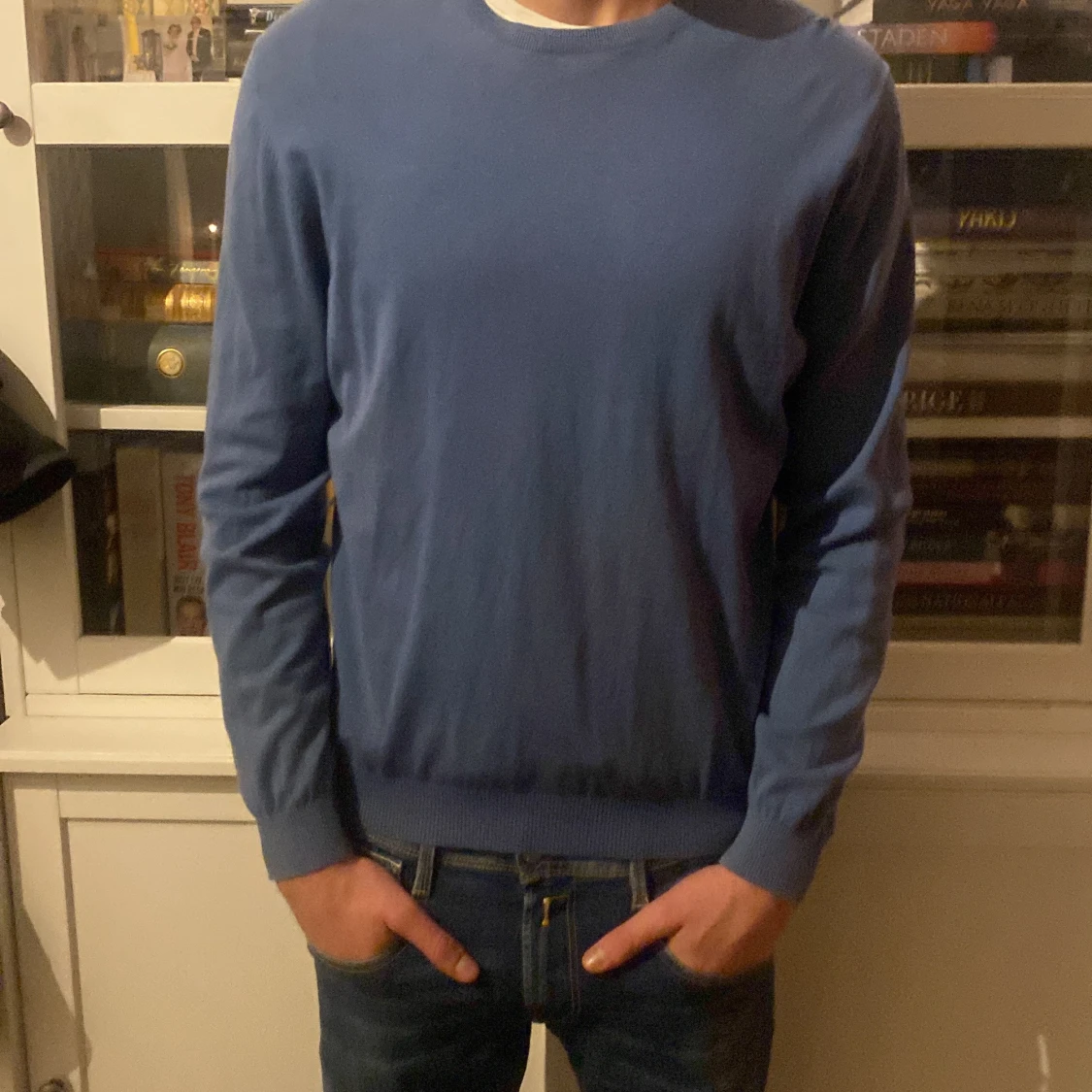 Blå tröja från Massimo Dutti