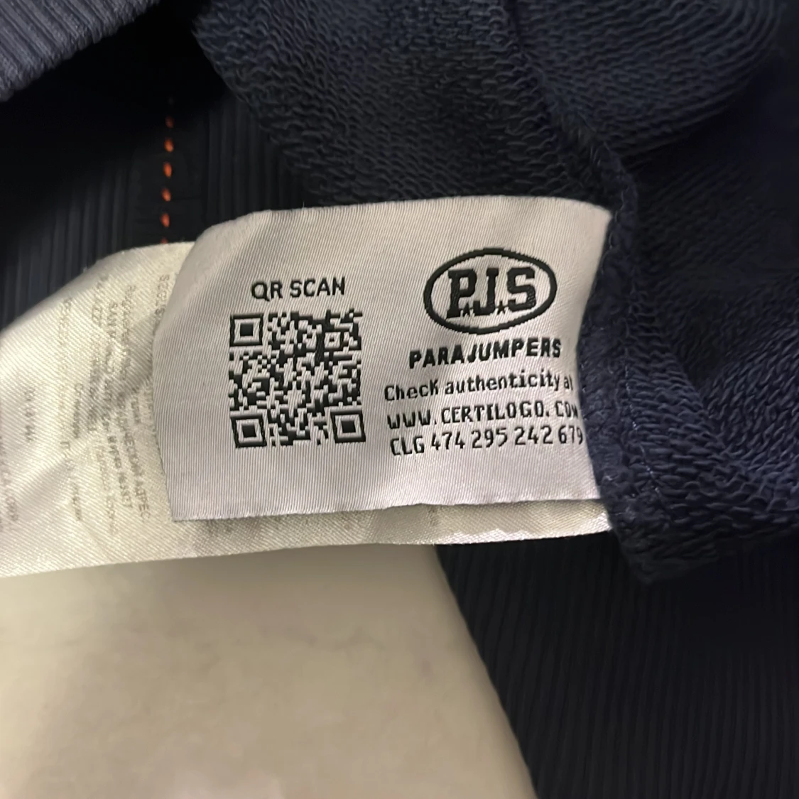 Mörkblå fleece tröja från Parajumpers - 93