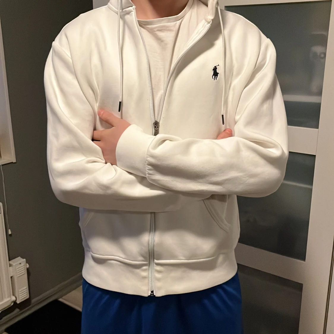 Vit hoodie från Ralph Lauren - 91