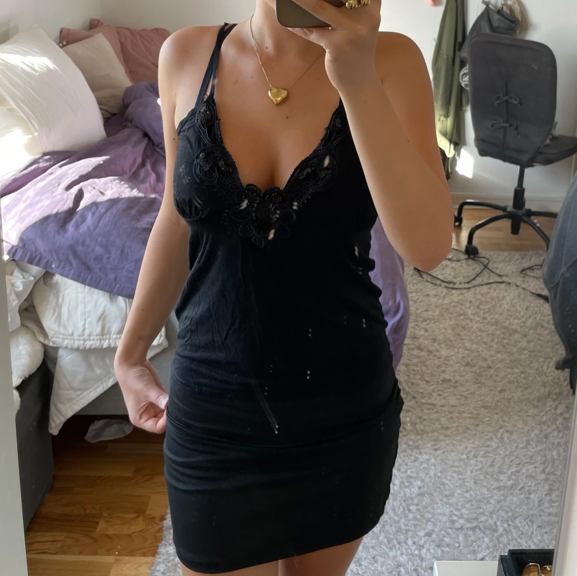 Festtopp paljetter  - 90