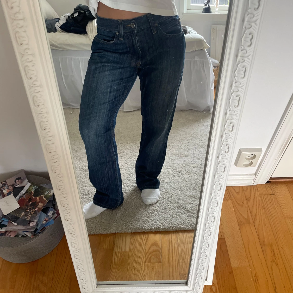 Lågmidjade jeans