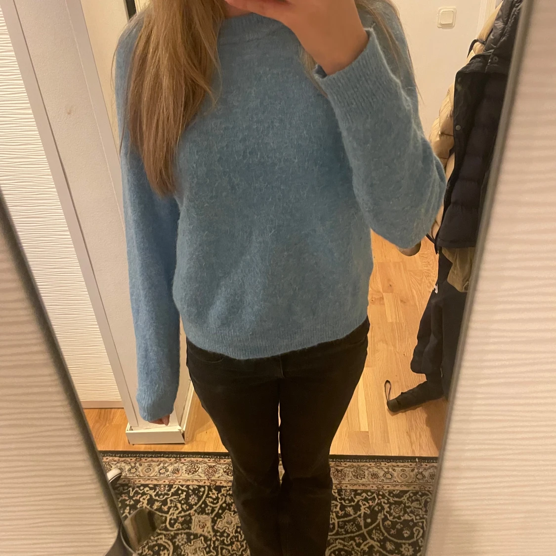 Blå tjocktröja🩵 - 92