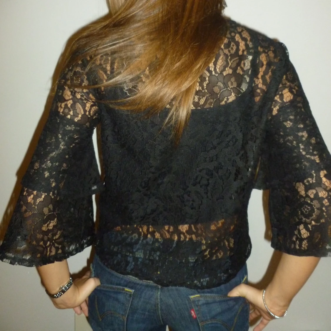 Svart spetsblus - 2