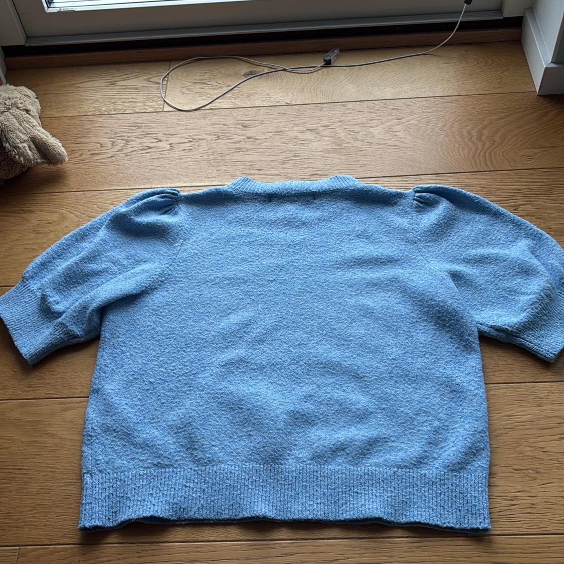 Blå stickad tröja från Vero Moda - 1