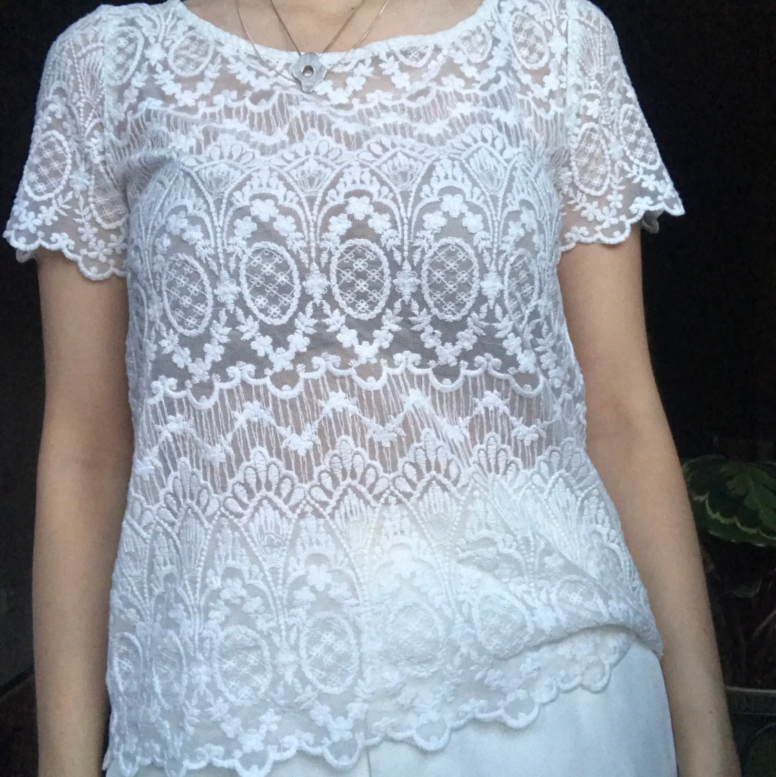 Spetstopp i mesh - 90