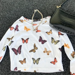 Crop Crop topp  - Söt crop topp från boohoo aldrig använd 🦋