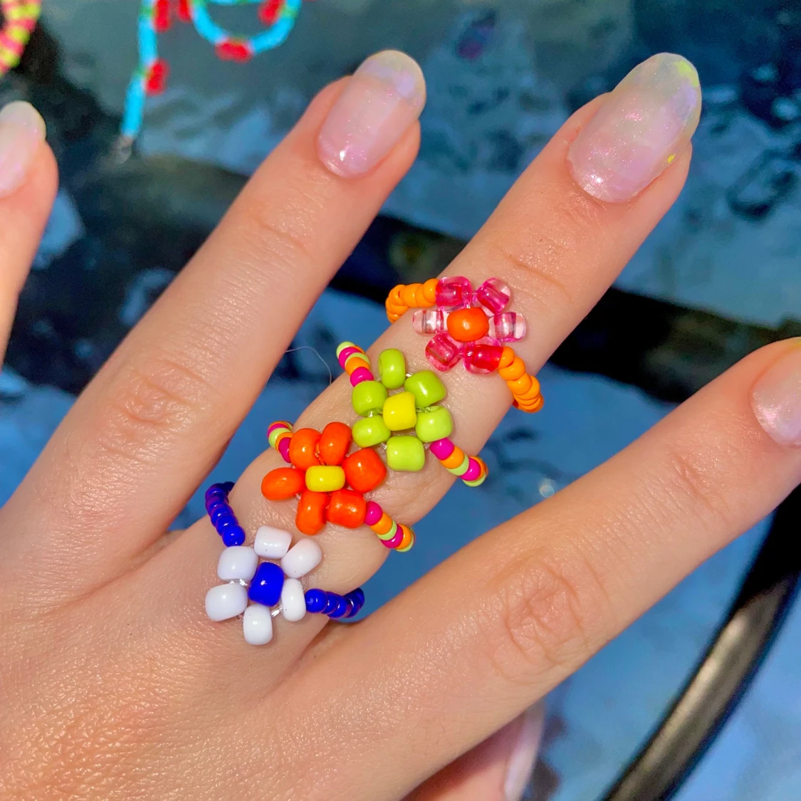 Chockers/halsband och ringar  - 91