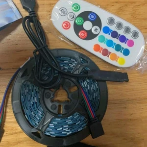 Nya led light strips m. fjärrkontroll 5m - Aldrig använda, köparen betalar för frakten 