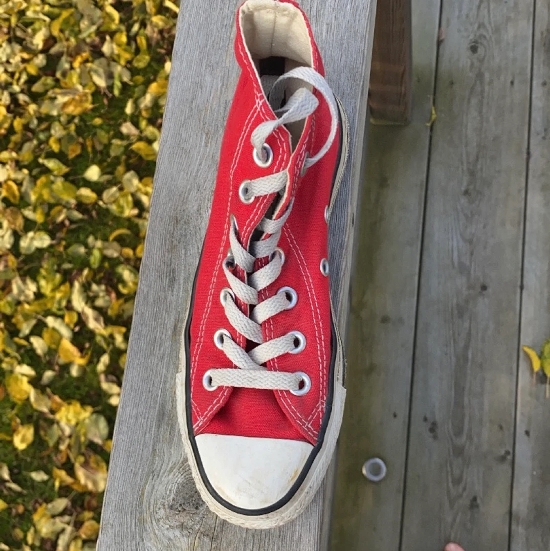 Röda Converse st 35 - 91