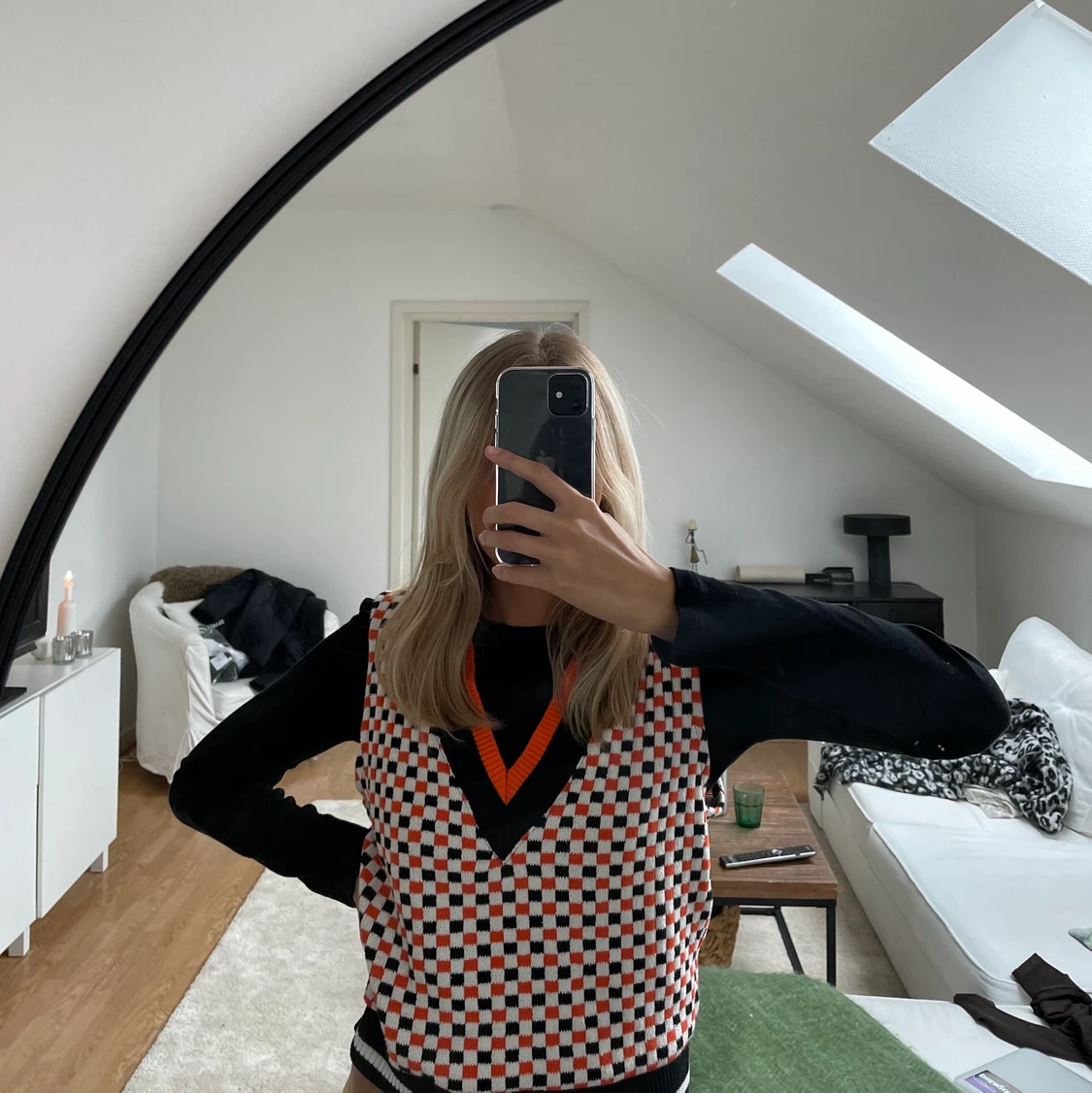 Mönstrad väst  - 91