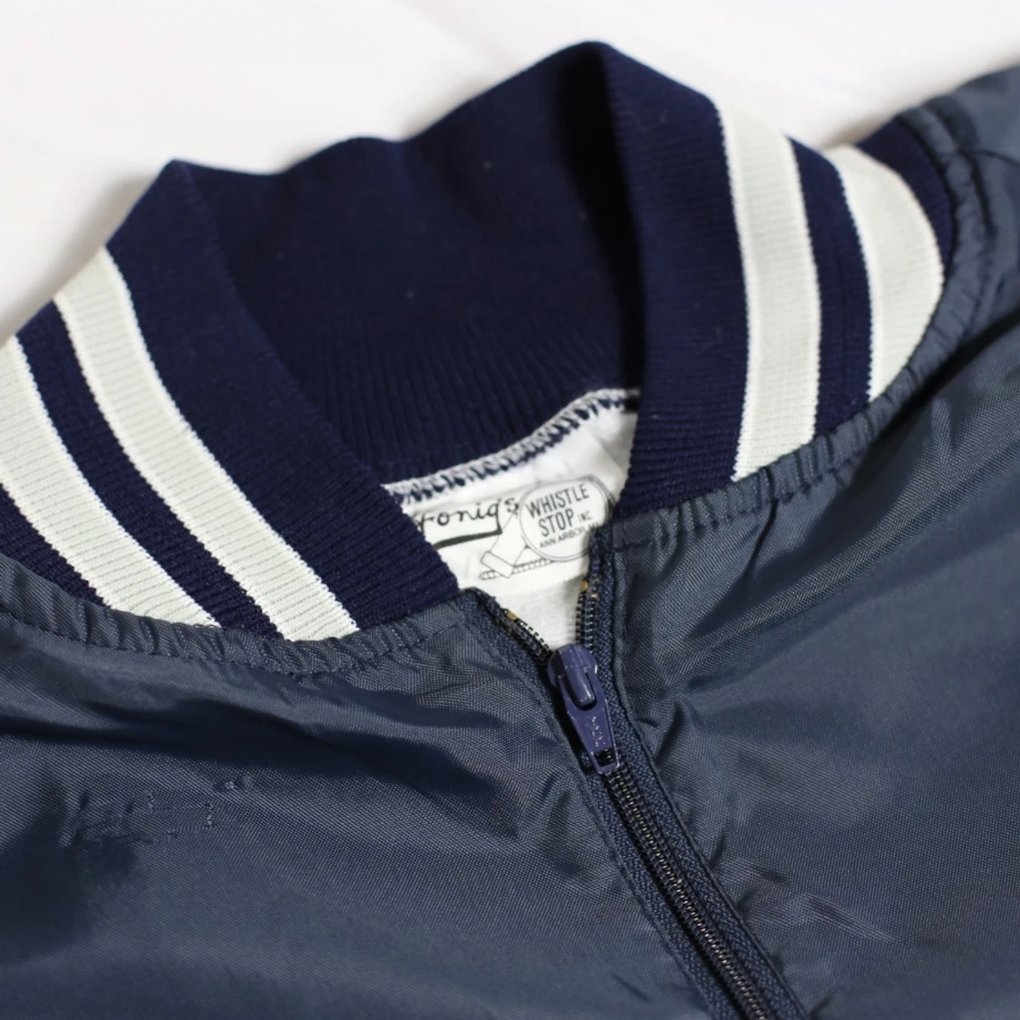 Mörkblå Varsity Jacka - 91