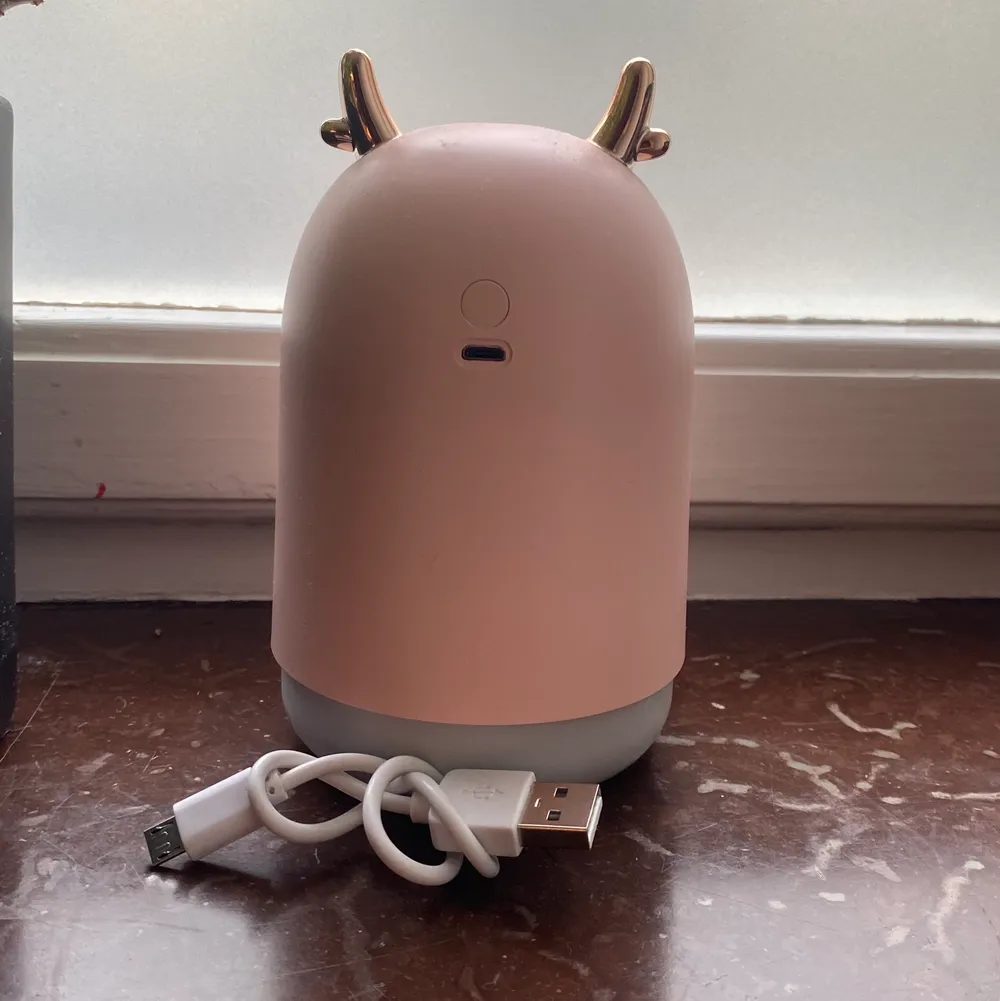 ”Kawaii” Humidifier köpt från Amazon! Nästan aldrig använd och funkar som ny! kan mötas upp i stockholm och frakta (köparen står för frakten) TAR BARA SWISH!! vi har flera olika pälsdjur i hemmet men  vi tvättar alltid sakerna innan de skickas <3. Övrigt.