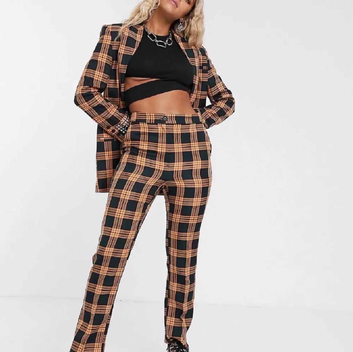 Collusion rutig-kostym