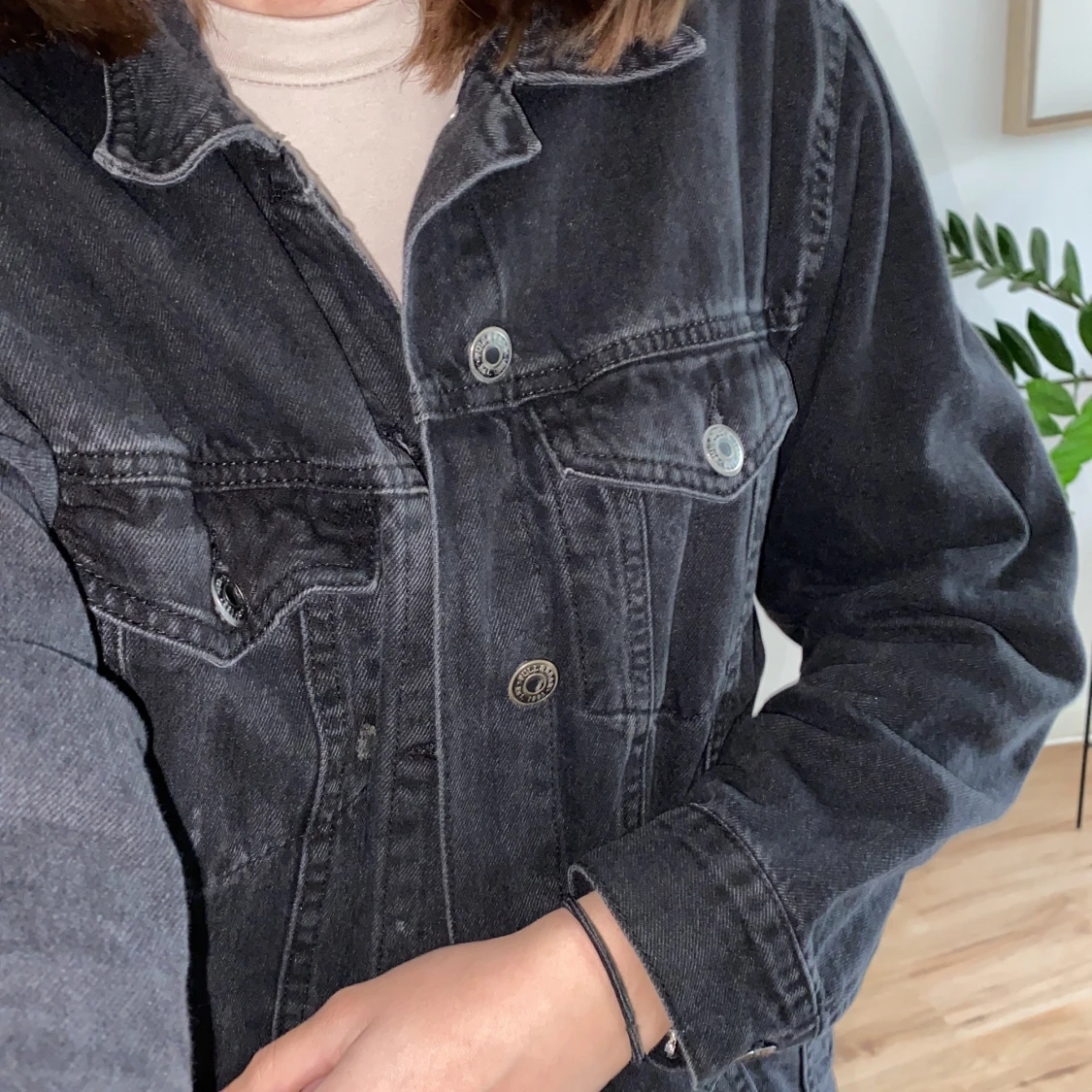 Oversized jeansjacka  - 90