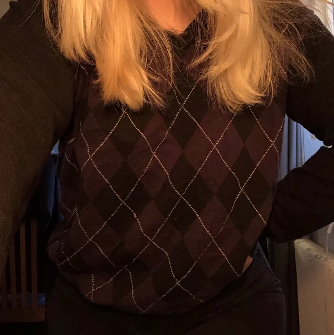 trending argyle tröja! - 90