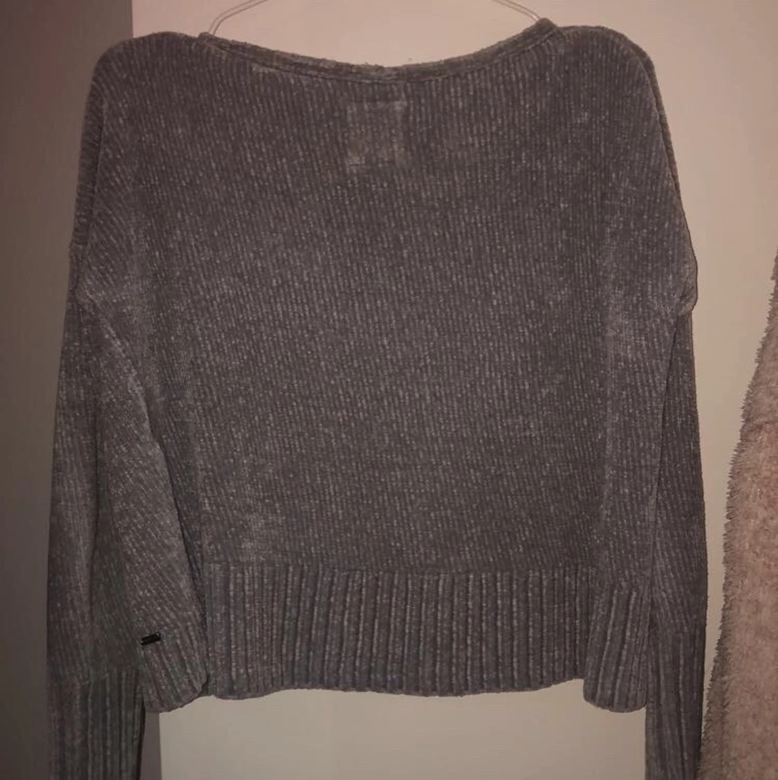 Grå Hollister stickad tröja  - 90