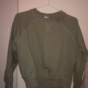 Plane basis ljus grön hoodie  - Säljer pga har blivit för liten. Köpt från Gina för länge sedan. 