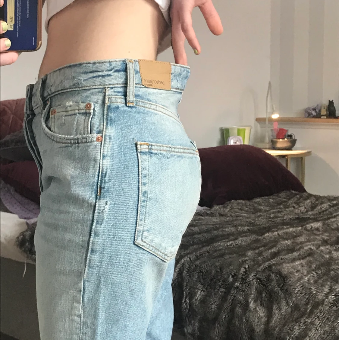 No-stretch skinnyjeans - 91