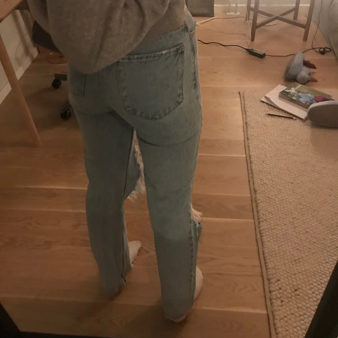 Långa jeans