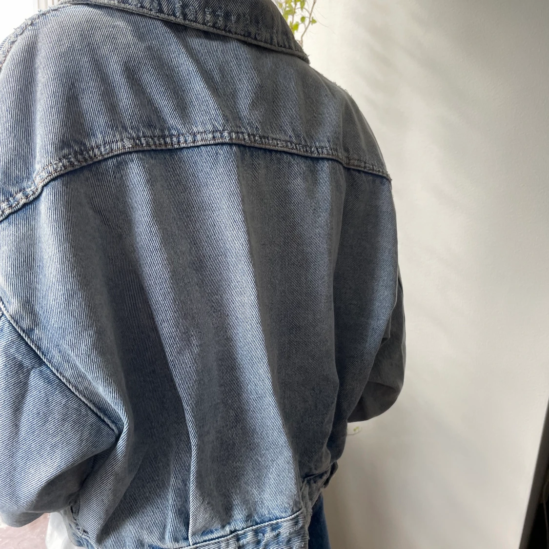 Croppad Zara jeansjacka  - 90