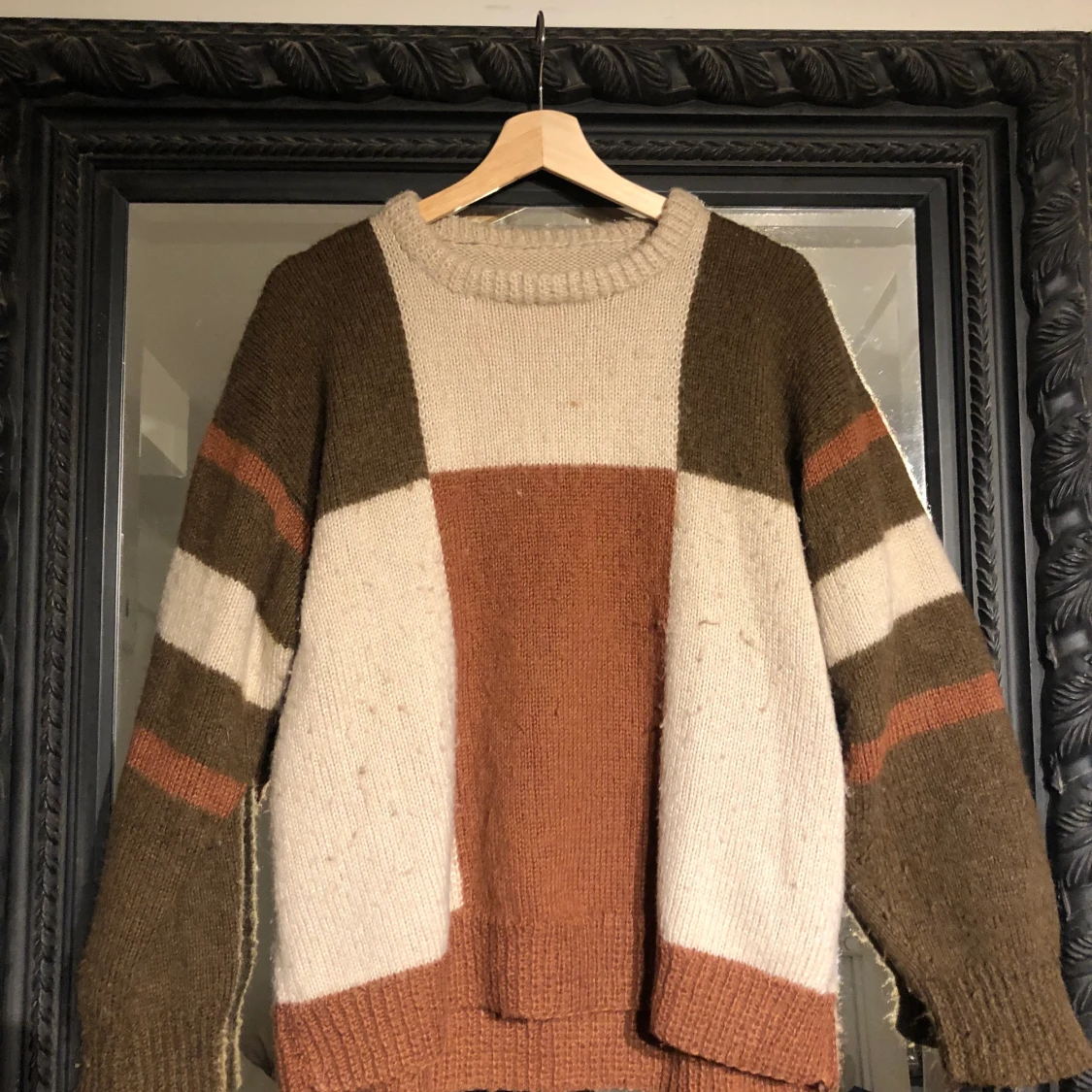 Vintage mjuk stickadtröja  - 90