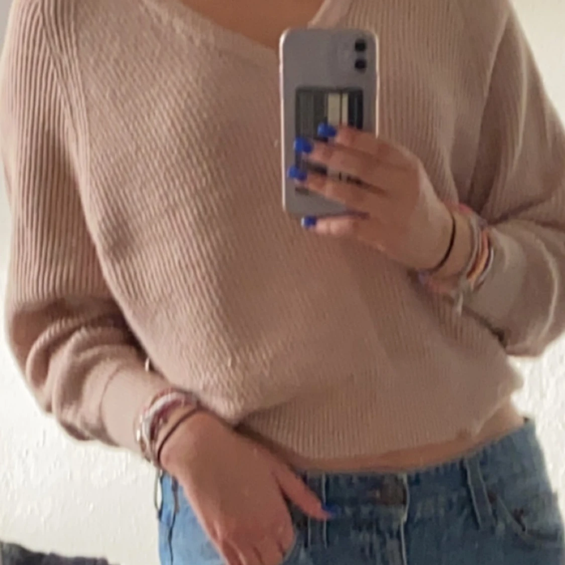 skön stickad tröja från pull&bear - 90