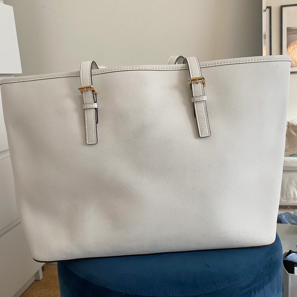 Michael Kors Tote Bag vit - 90