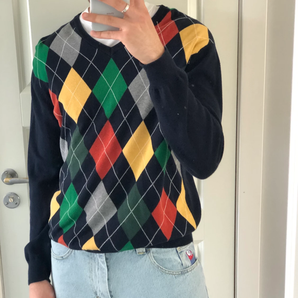 Tröja med argylemönster - 90