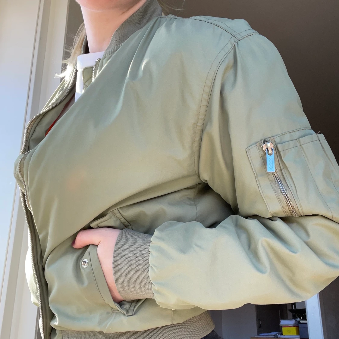 Bomberjacka grön stl xs