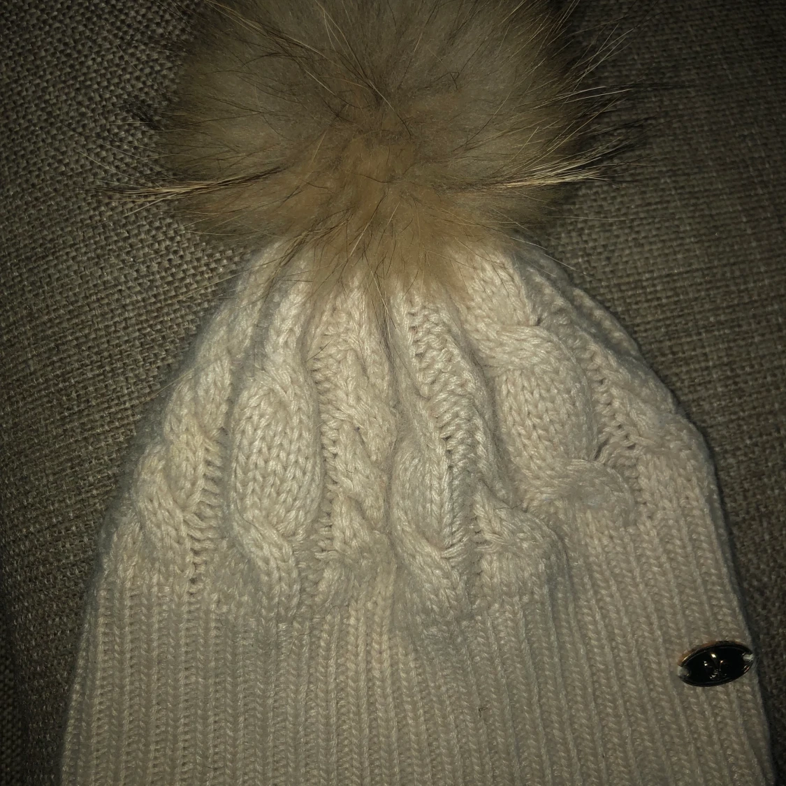 Äkta päls mössa
