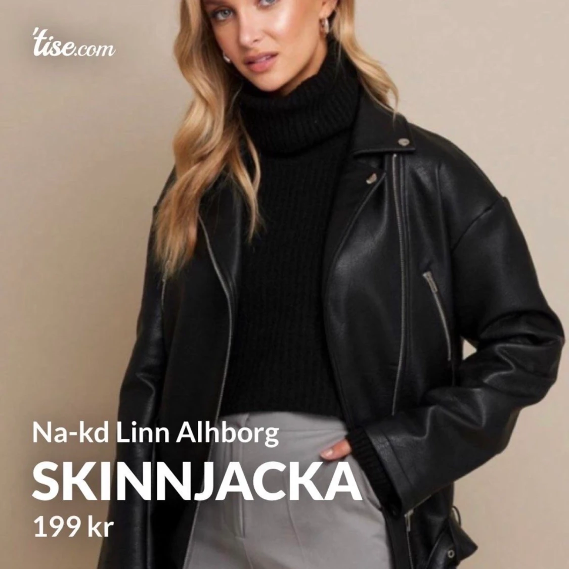 Skinnjacka från Linn Ahlborgs kollektion