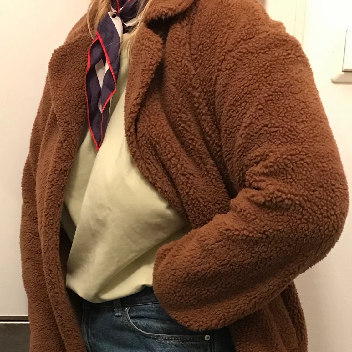 Brun Teddy jacka storlek 40 - 90