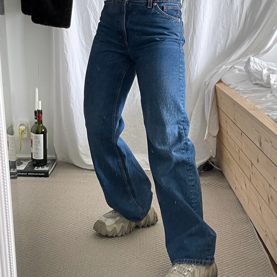 Blå monki byxor - 91