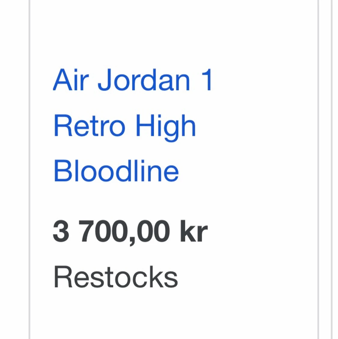 Jordan 1 Retro High Bloodline - 91