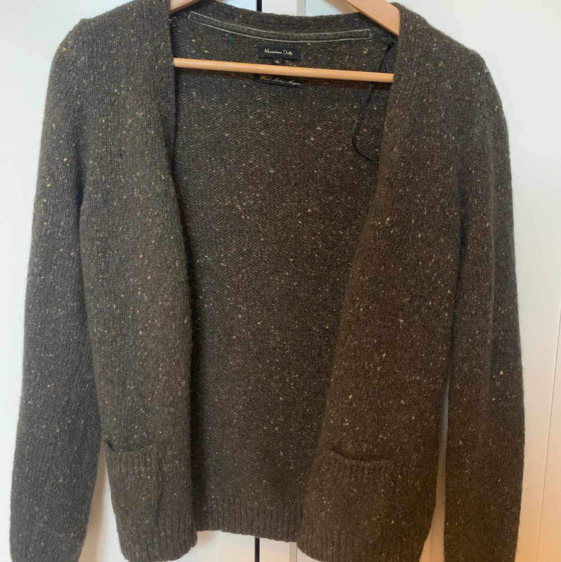 Stickad brun kofta från Massimo dutti  - 91