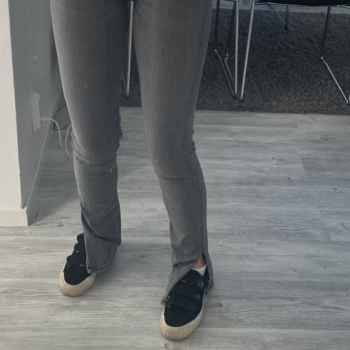 Jeans med slits - 90