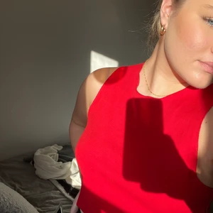 Röd topp - Croptop från Zara, storlek L