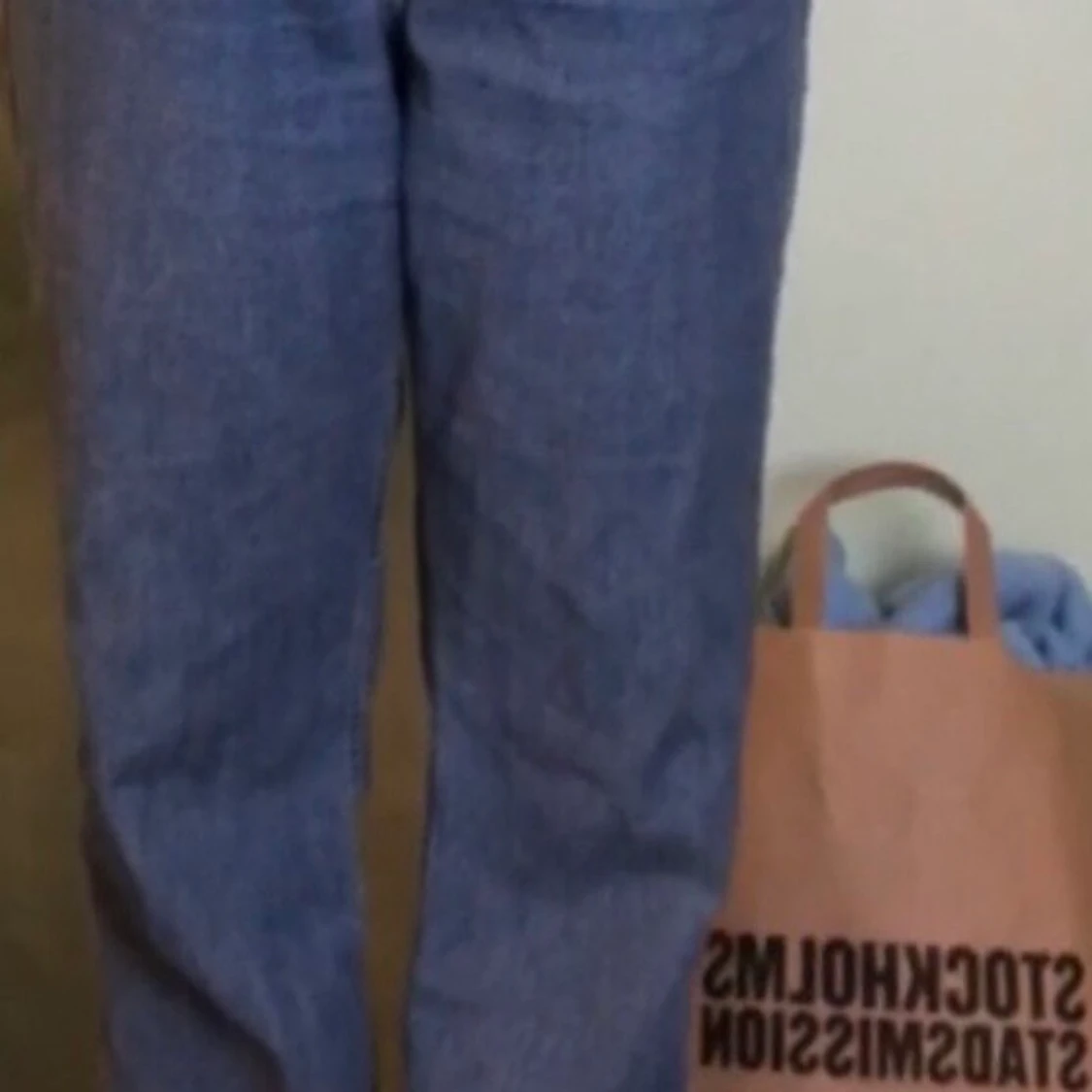 Pösiga blåa jeans st 38,40,M - 90