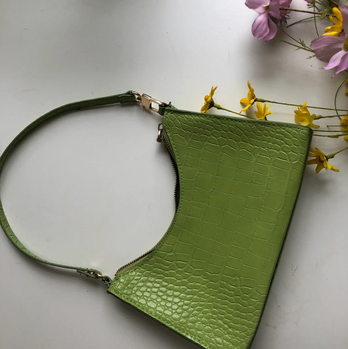 grön axelväska - 91