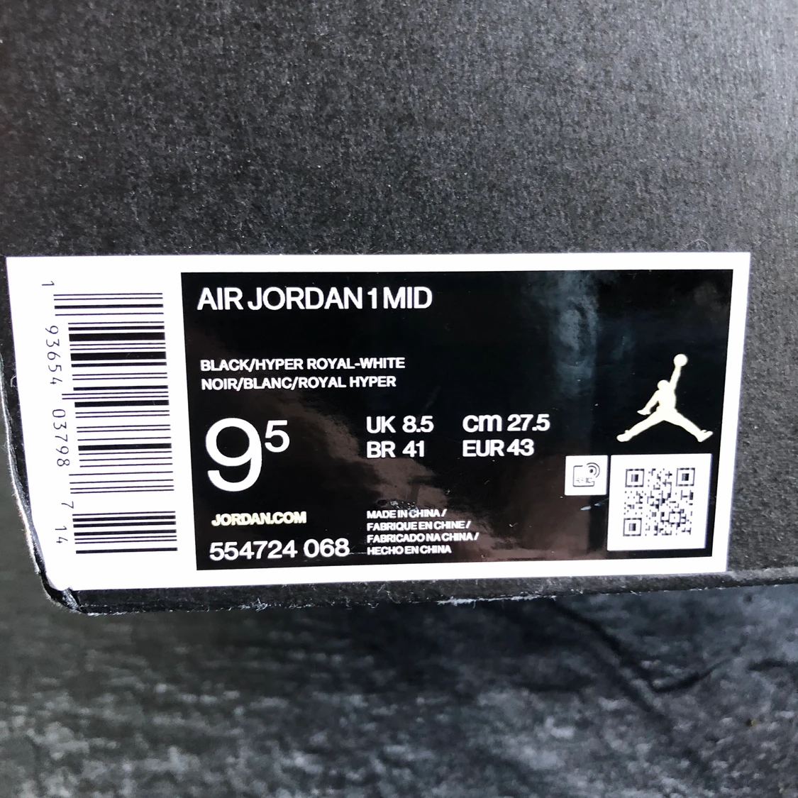 Air jordan 1 mid hyper royal - 91