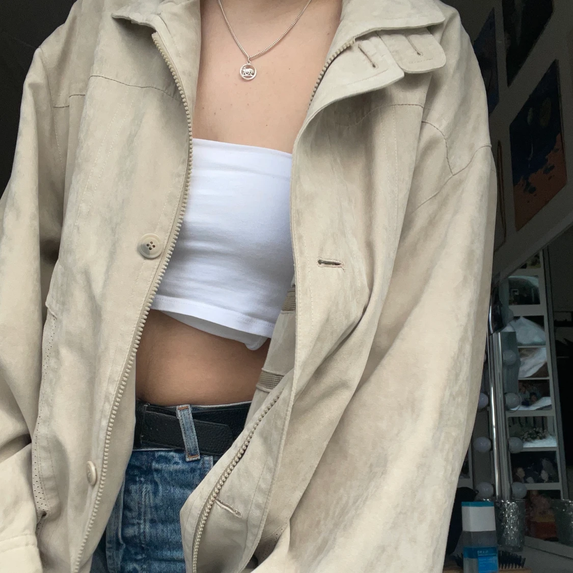 Beige mockajacka - 90