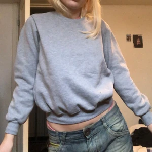 Sweatshirt - Grå sweatshirt