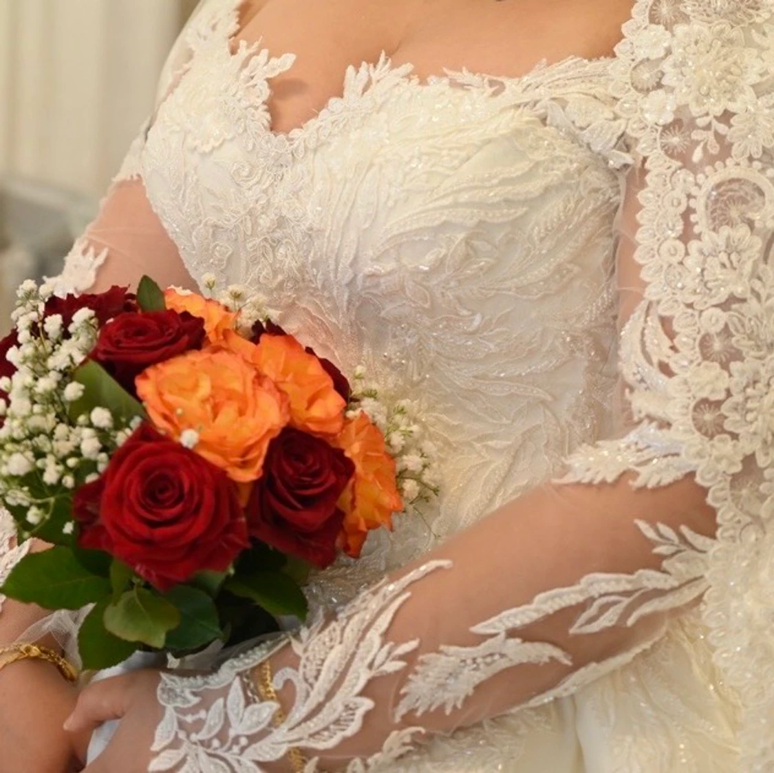 Bröllopsklänning multisize 38-42 - 90