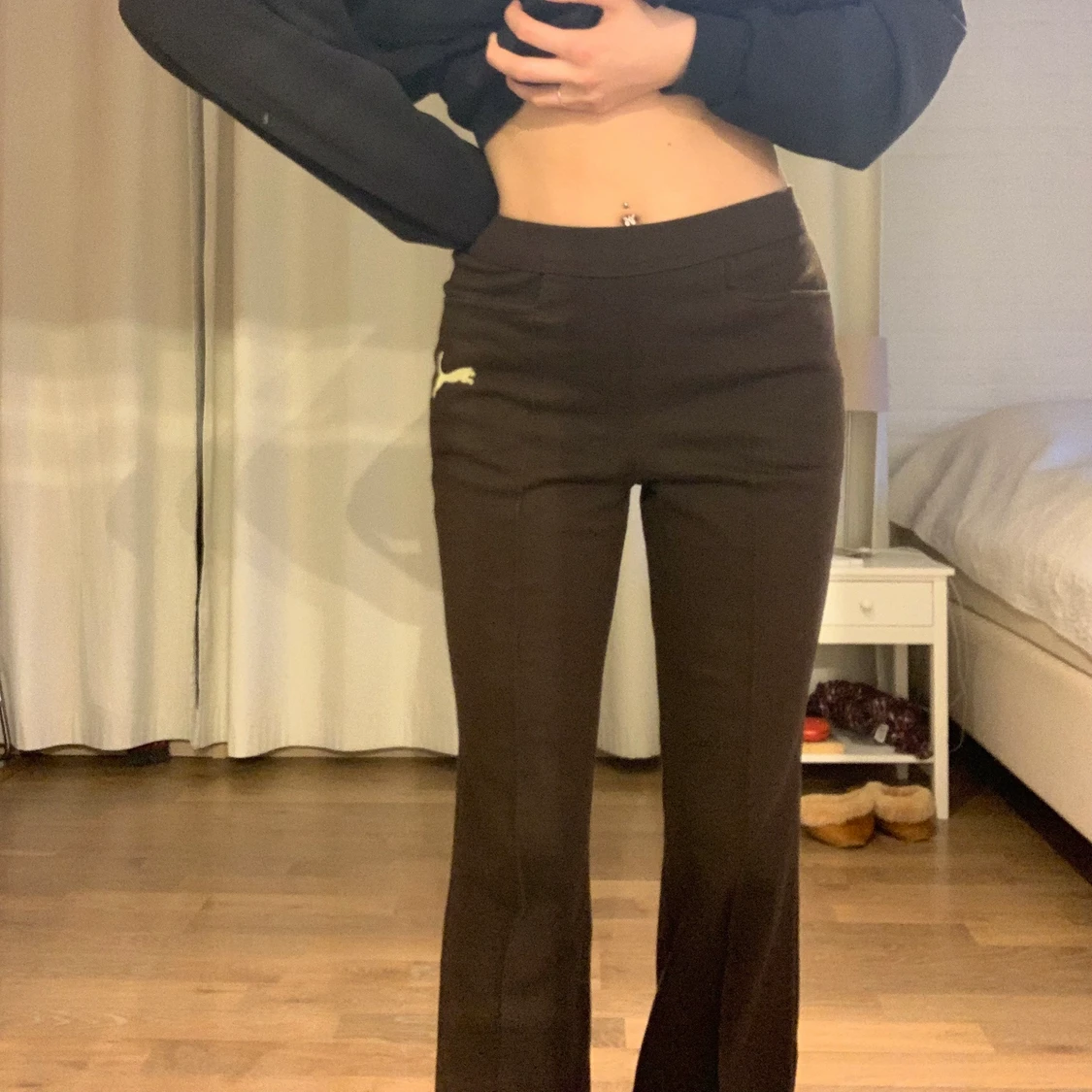 Bruna vintage puma mjukbyxor - 91