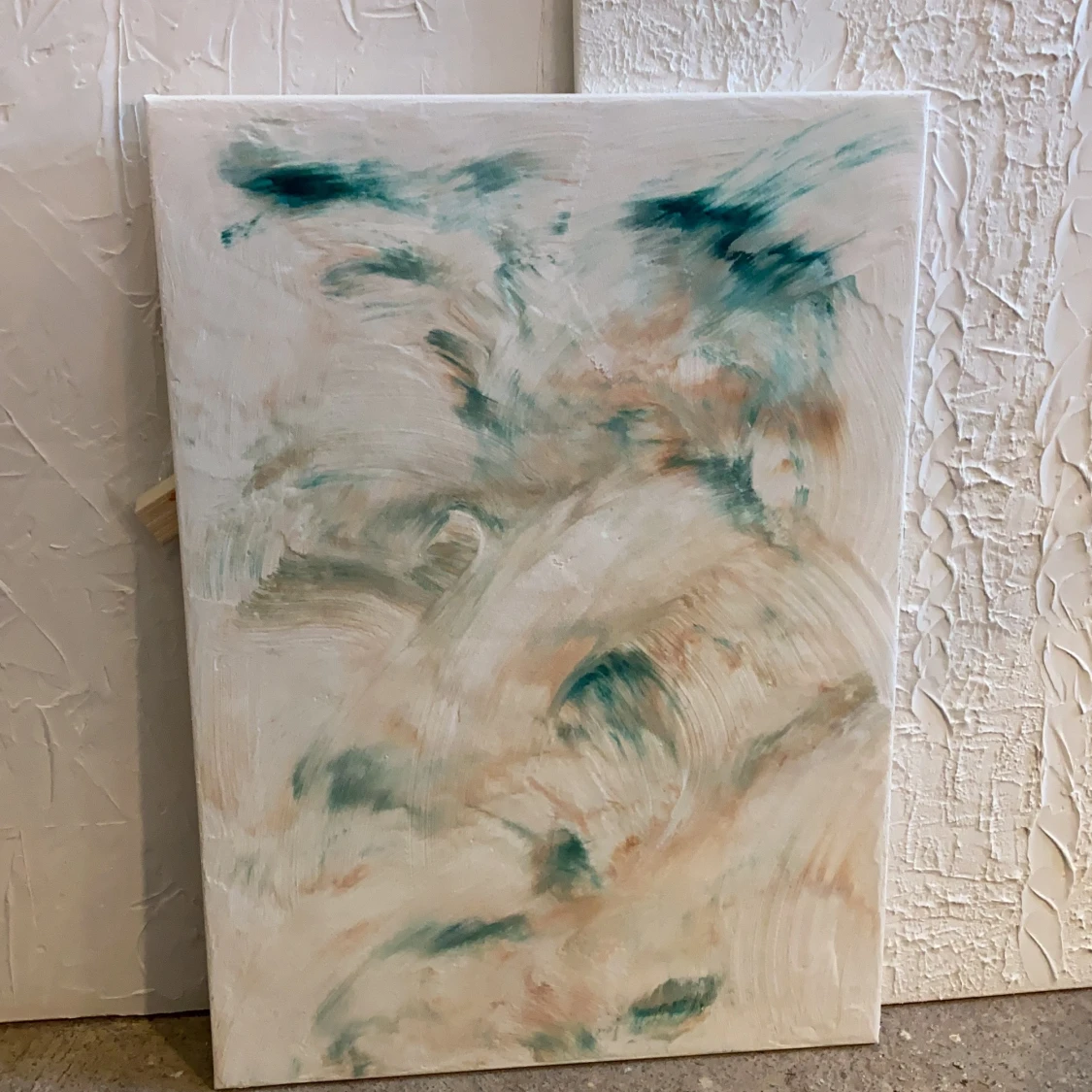 Spackeltavla med färg