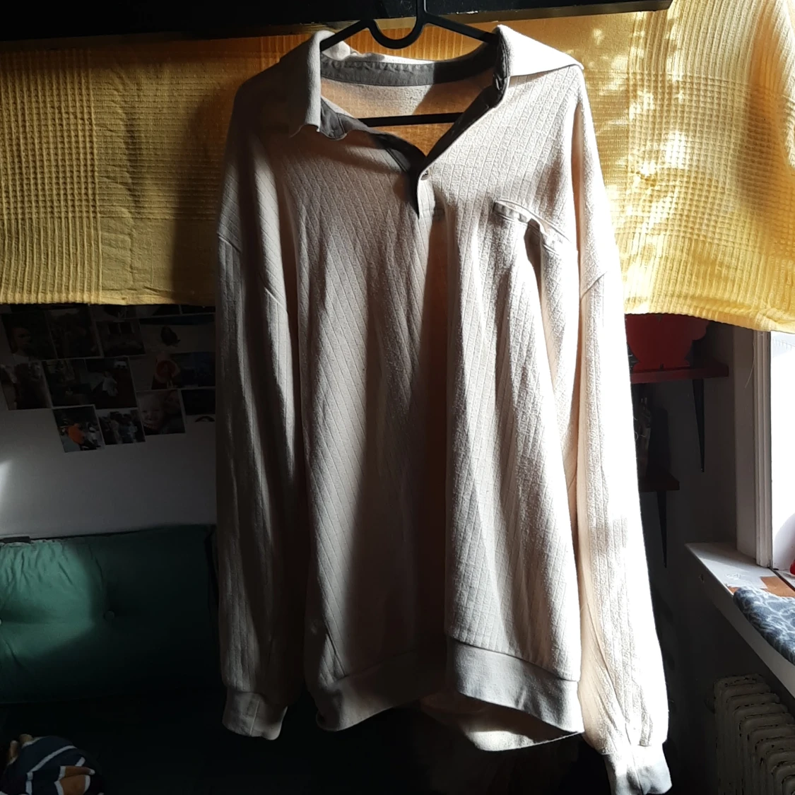 beige farfar tröja - 90