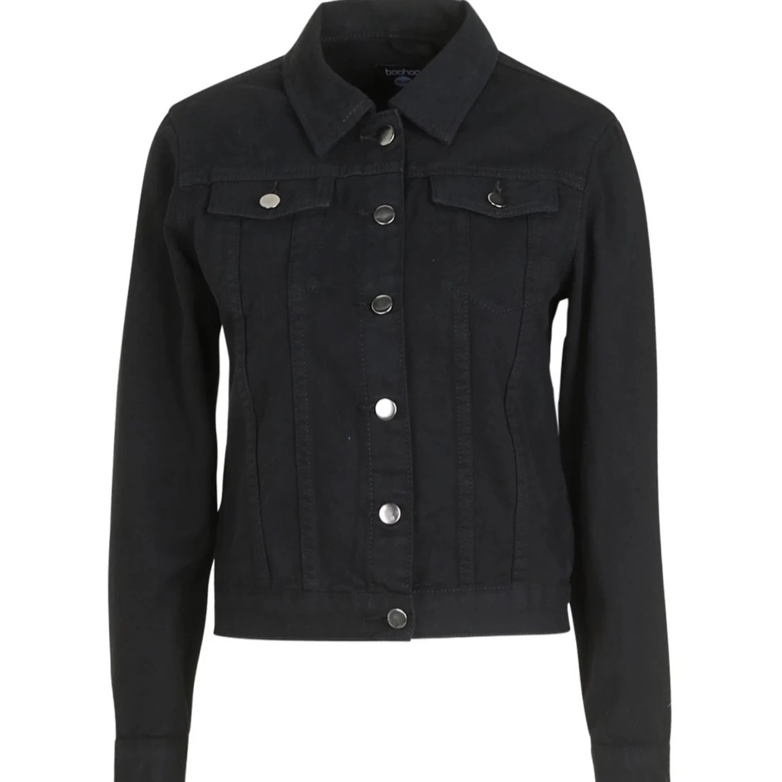 Svart jeansjacka - 90