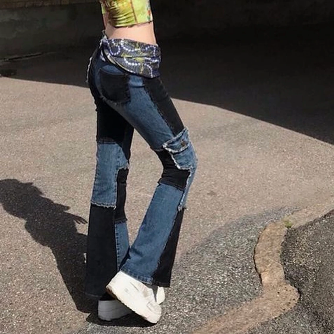 lowrised jeans